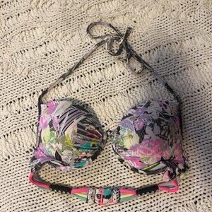 2000s Multicoloured Victoria’s secret bikini top...